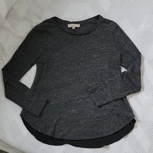 Loft charcoal sweater
